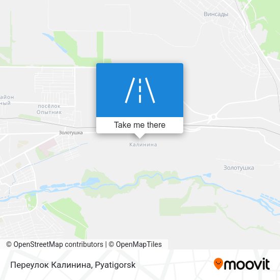 Переулок Калинина map
