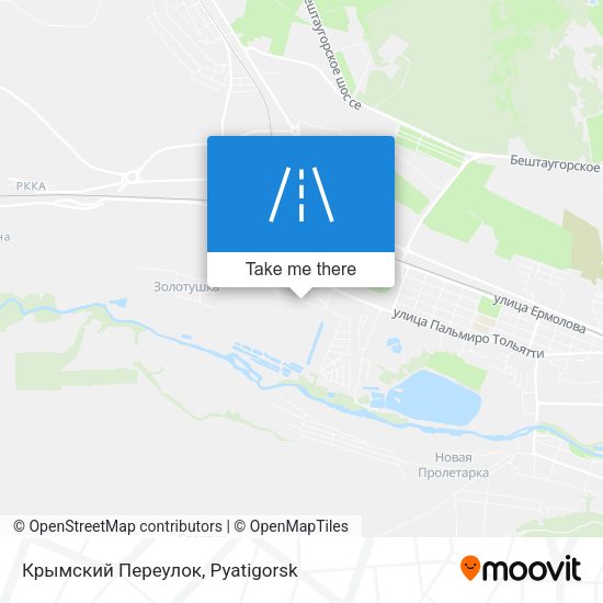 Крымский Переулок map