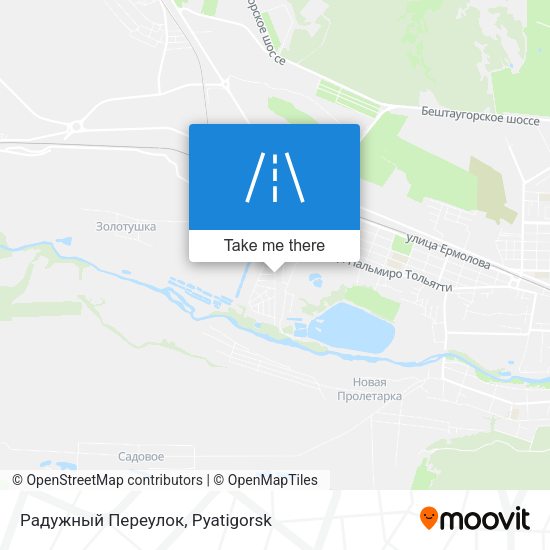Радужный Переулок map