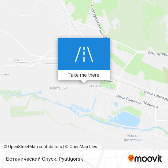 Ботанический Спуск map