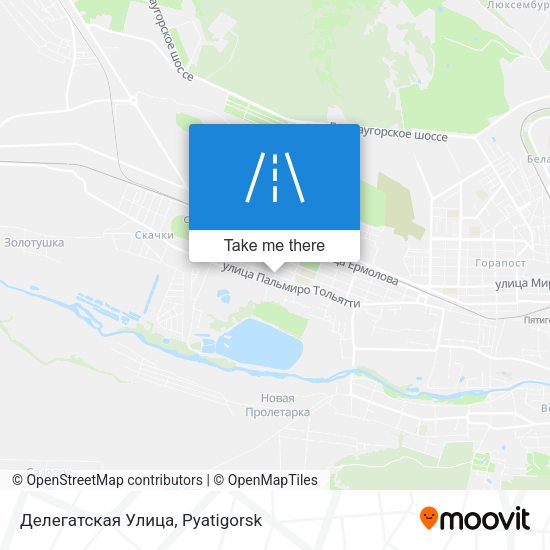 Делегатская Улица map