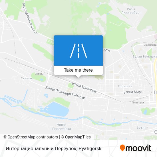 Интернациональный Переулок map