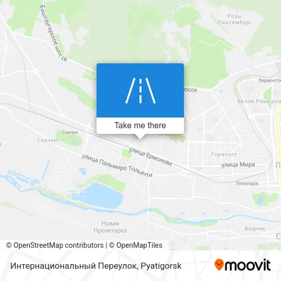 Интернациональный Переулок map