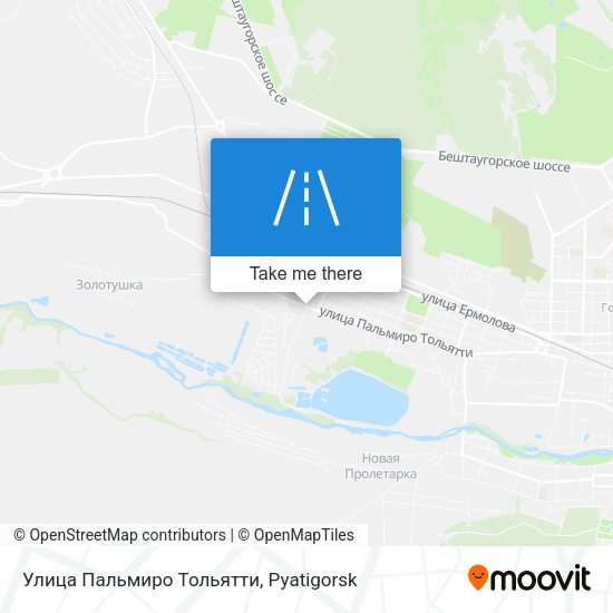 Улица Пальмиро Тольятти map