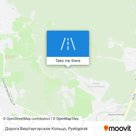 Дорога Бештаугорское Кольцо map