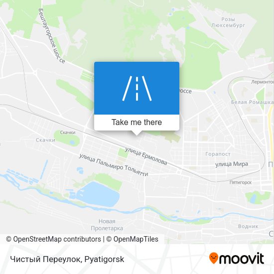 Чистый Переулок map