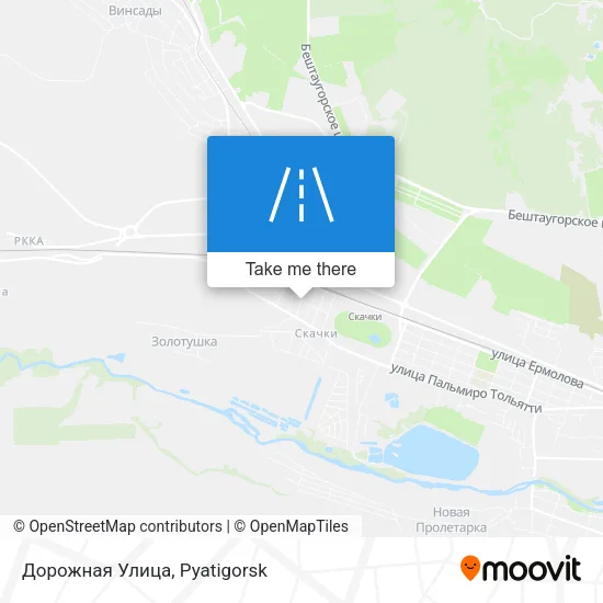 Дорожная Улица map