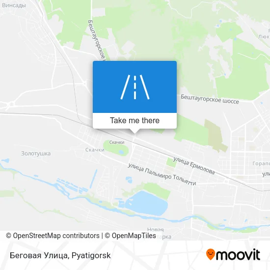 Беговая Улица map