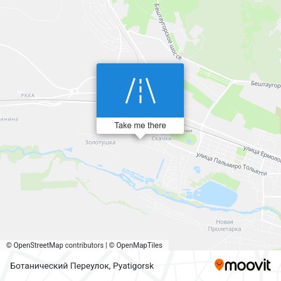 Ботанический Переулок map
