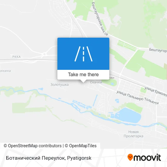 Ботанический Переулок map