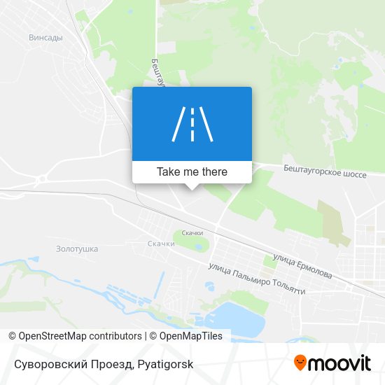 Суворовский Проезд map
