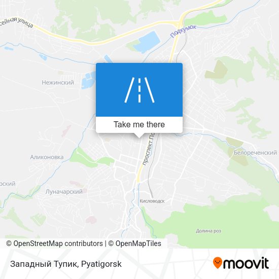 Западный Тупик map