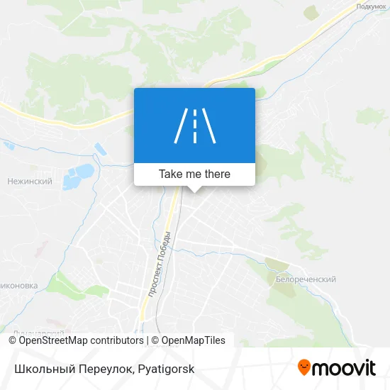 Школьный Переулок map