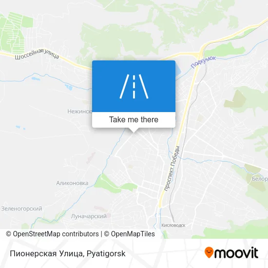 Пионерская Улица map
