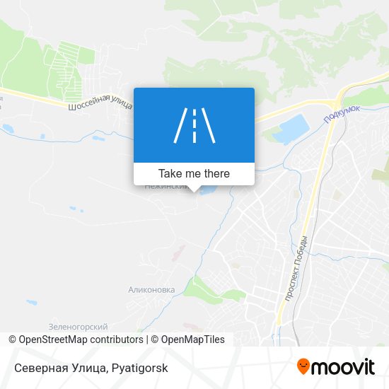 Северная Улица map