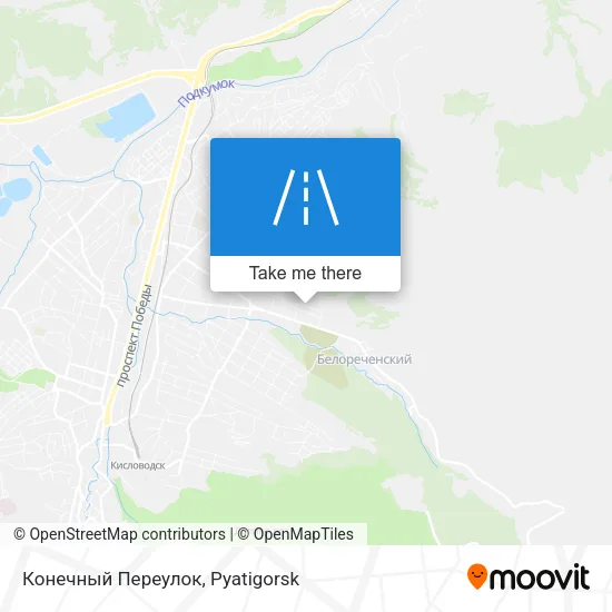 Конечный Переулок map