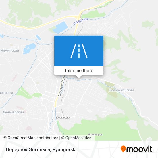 Переулок Энгельса map