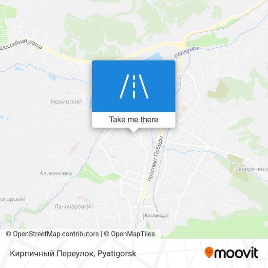 Кирпичный Переулок map