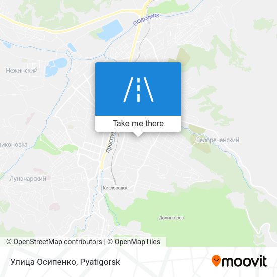 Улица Осипенко map