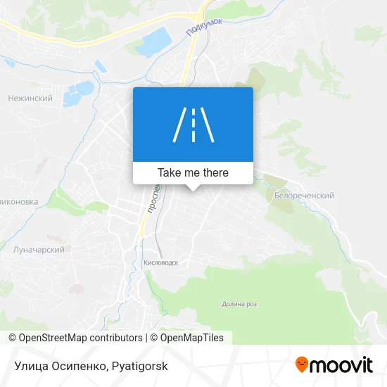 Улица Осипенко map