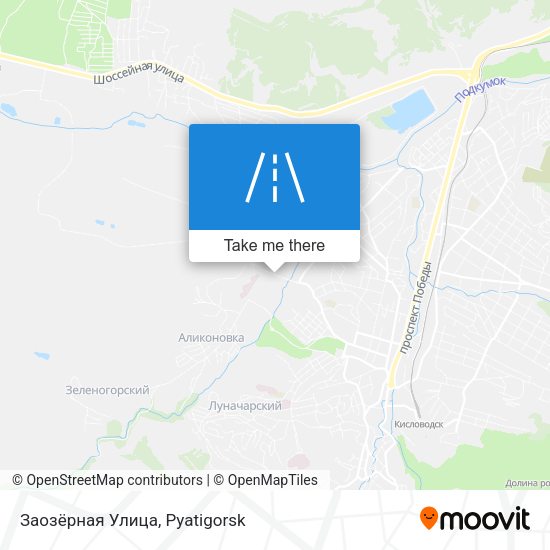 Заозёрная Улица map