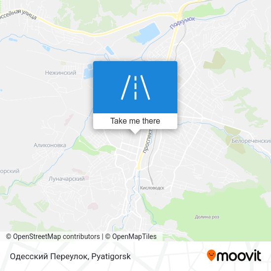 Одесский Переулок map