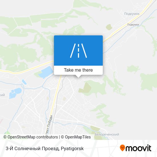 3-Й Солнечный Проезд map