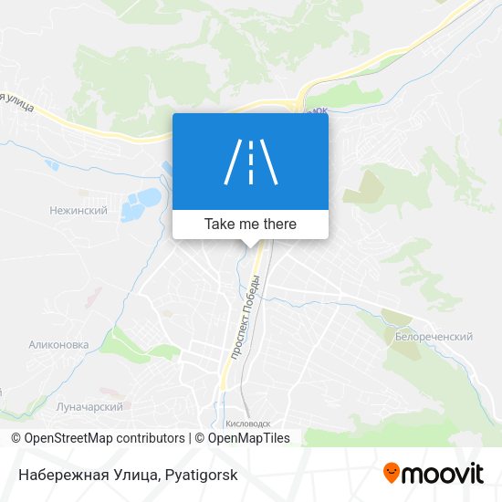 Набережная Улица map