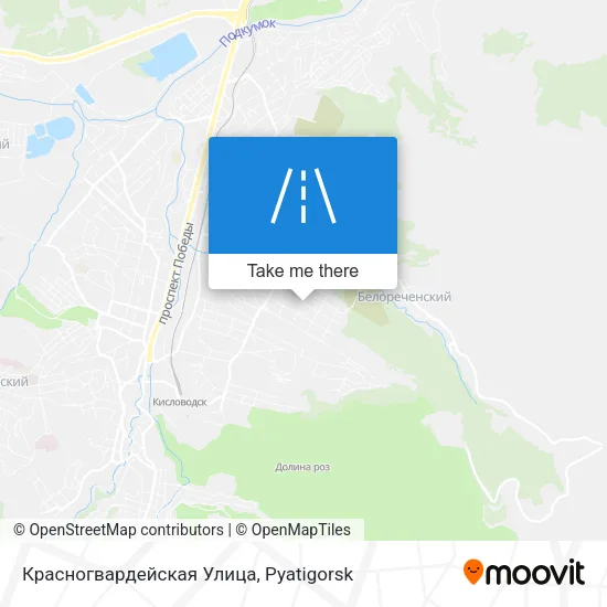 Красногвардейская Улица map