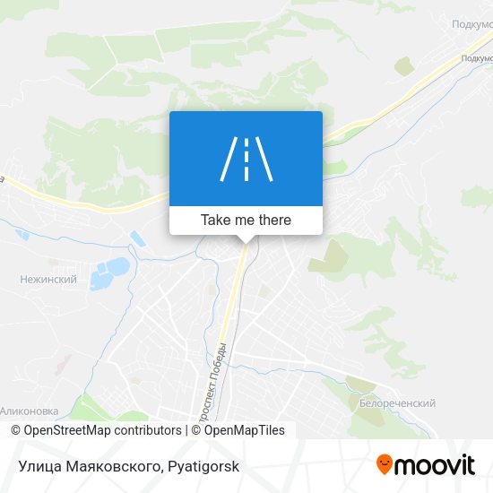 Улица Маяковского map