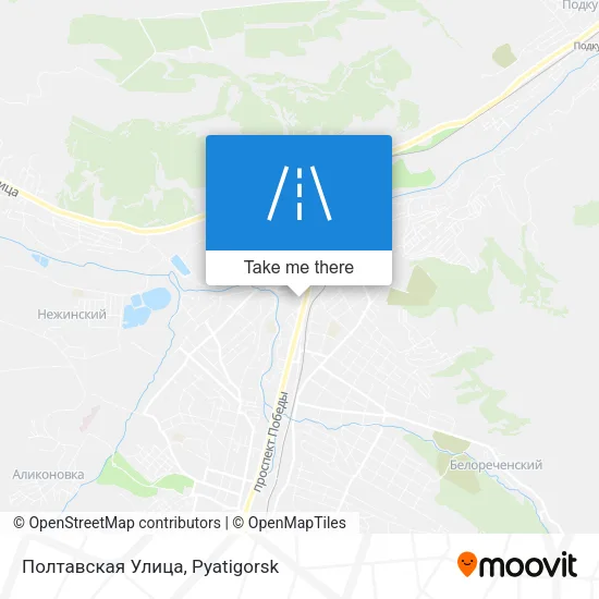 Полтавская Улица map