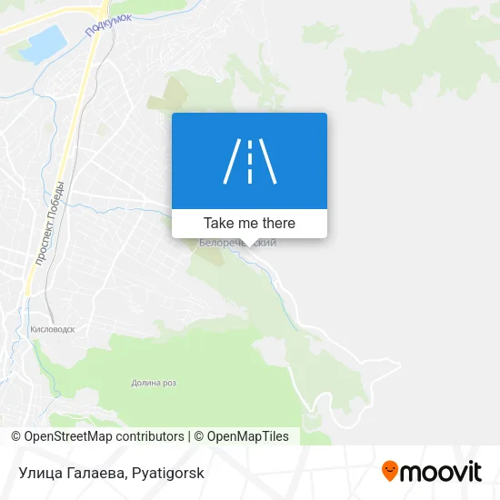 Улица Галаева map