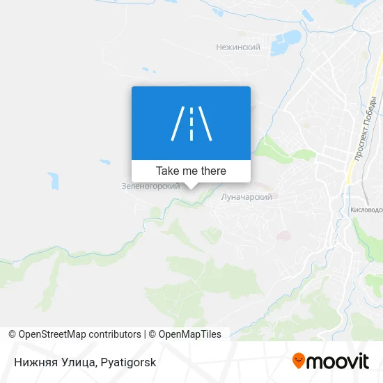Нижняя Улица map
