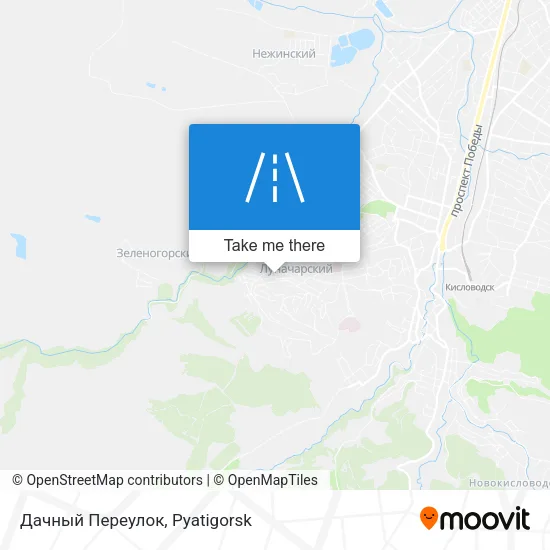 Дачный Переулок map