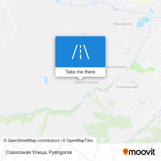 Совхозная Улица map
