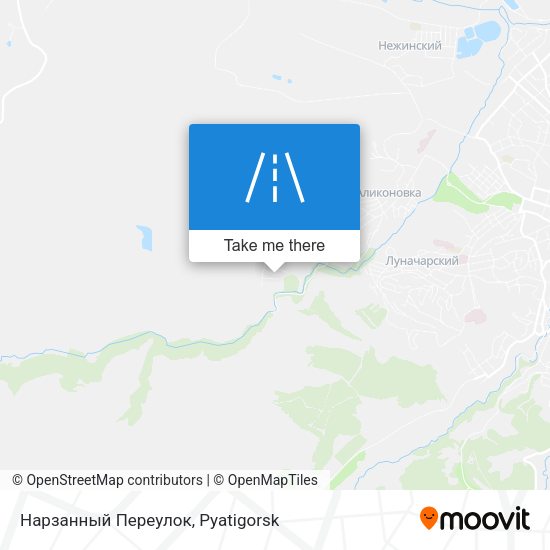 Нарзанный Переулок map
