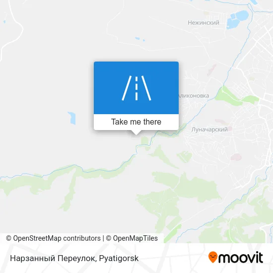 Нарзанный Переулок map