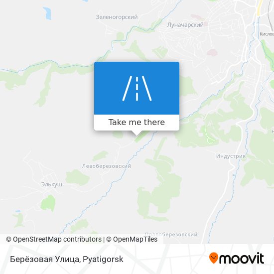 Берёзовая Улица map
