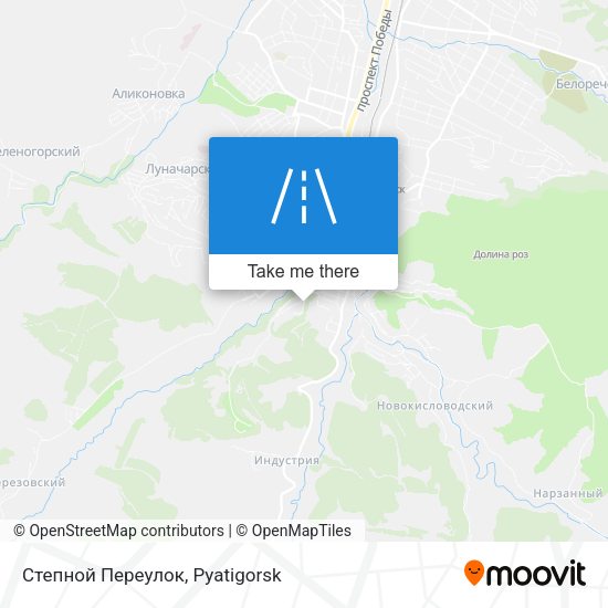 Степной Переулок map