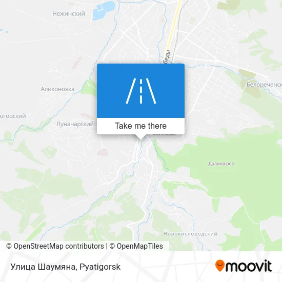 Улица Шаумяна map