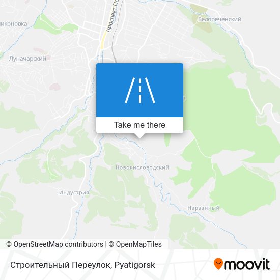 Строительный Переулок map