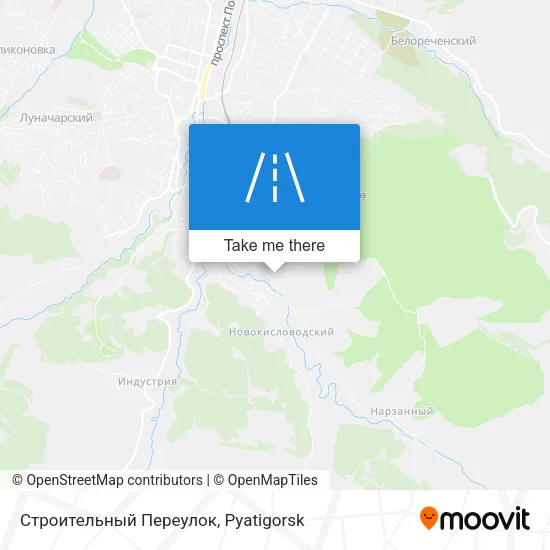 Строительный Переулок map