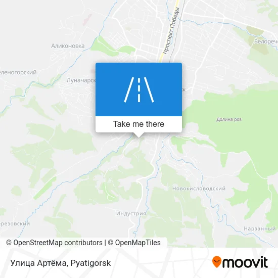 Улица Артёма map