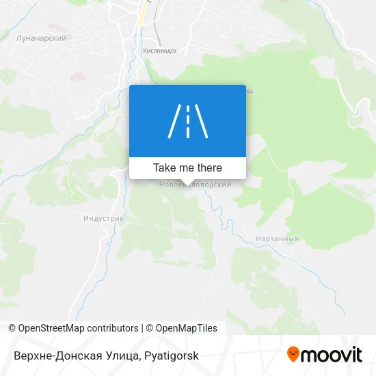 Верхне-Донская Улица map