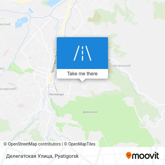 Делегатская Улица map