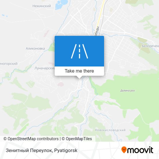 Зенитный Переулок map