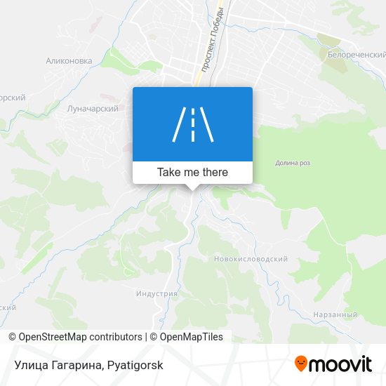 Улица Гагарина map