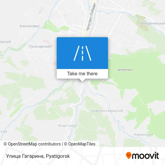 Улица Гагарина map