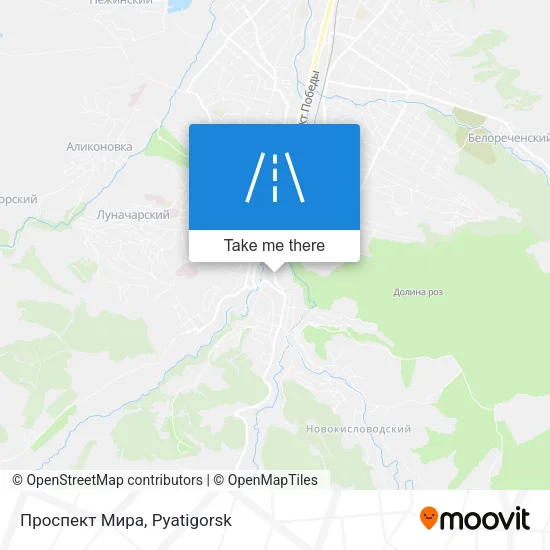 Проспект Мира map