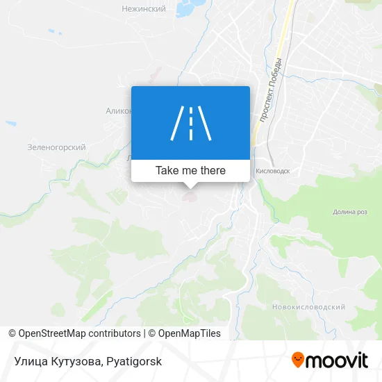 Улица Кутузова map